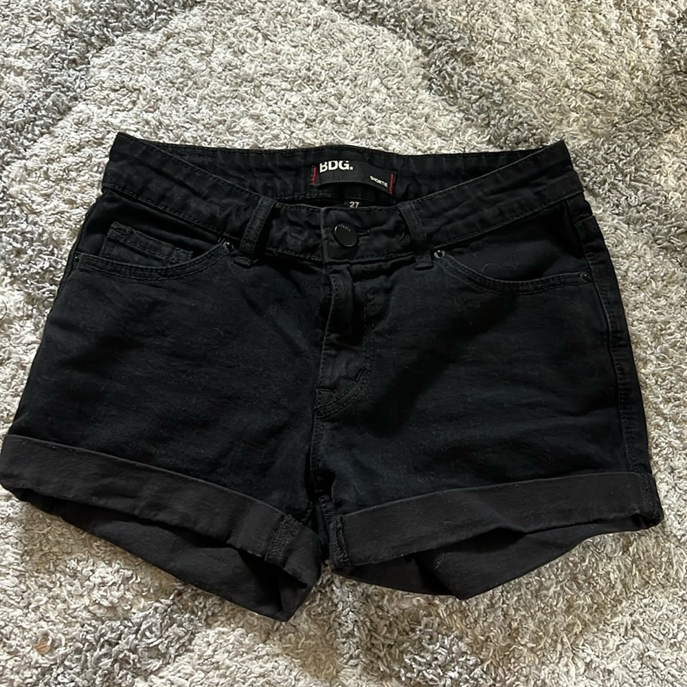 BDG Black Jean Shorts size small
